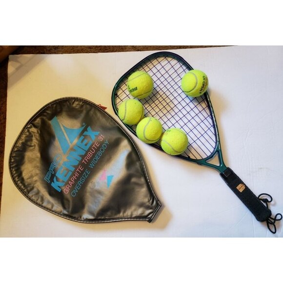 Ektelon Racquetball Racquet With Cover And 5 Balls - Picture 1 of 5